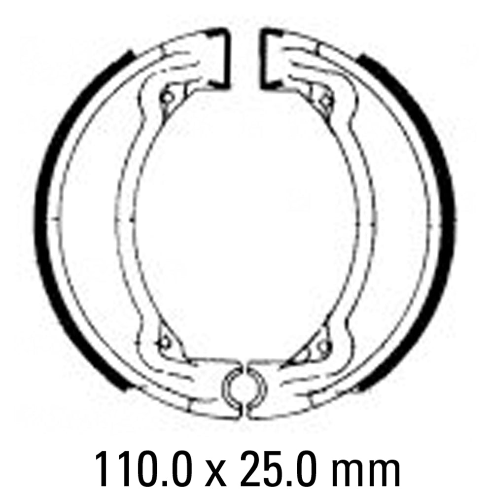 FERODO Brake Shoe Set FSB732