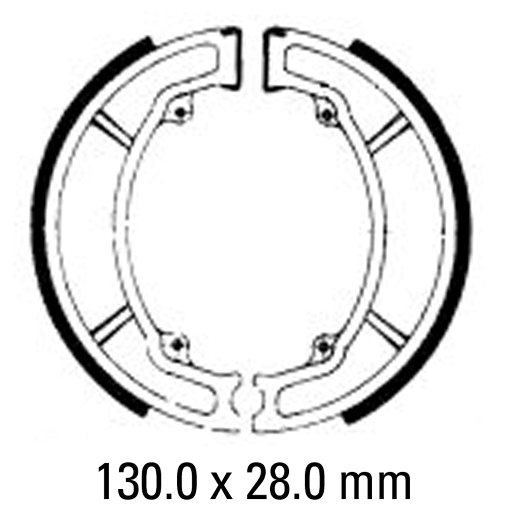 FERODO ECO Brake Shoe Set FSB733A