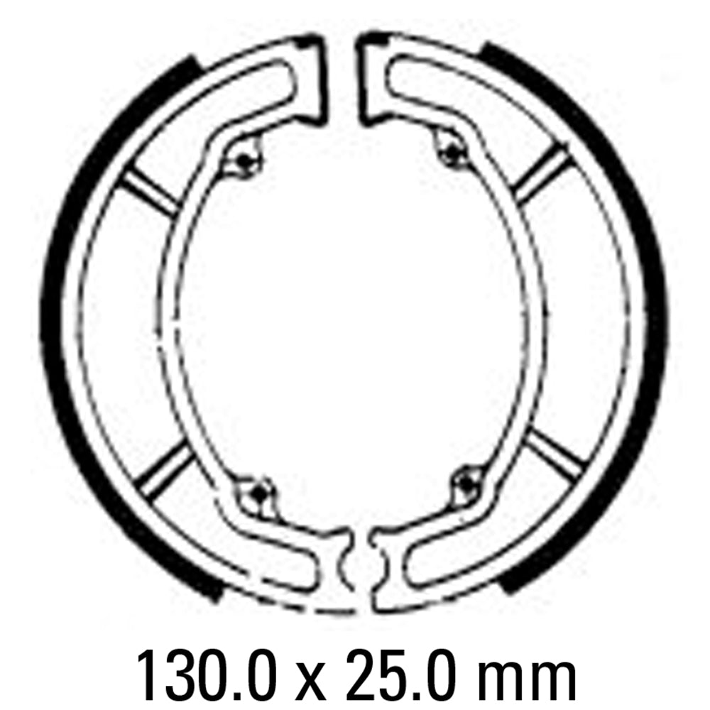FERODO Brake Shoe Set FSB762