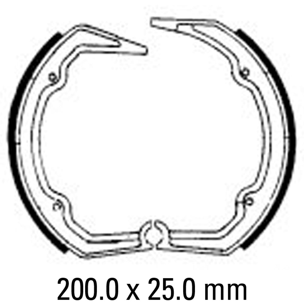 FERODO Brake Shoe Set FSB804