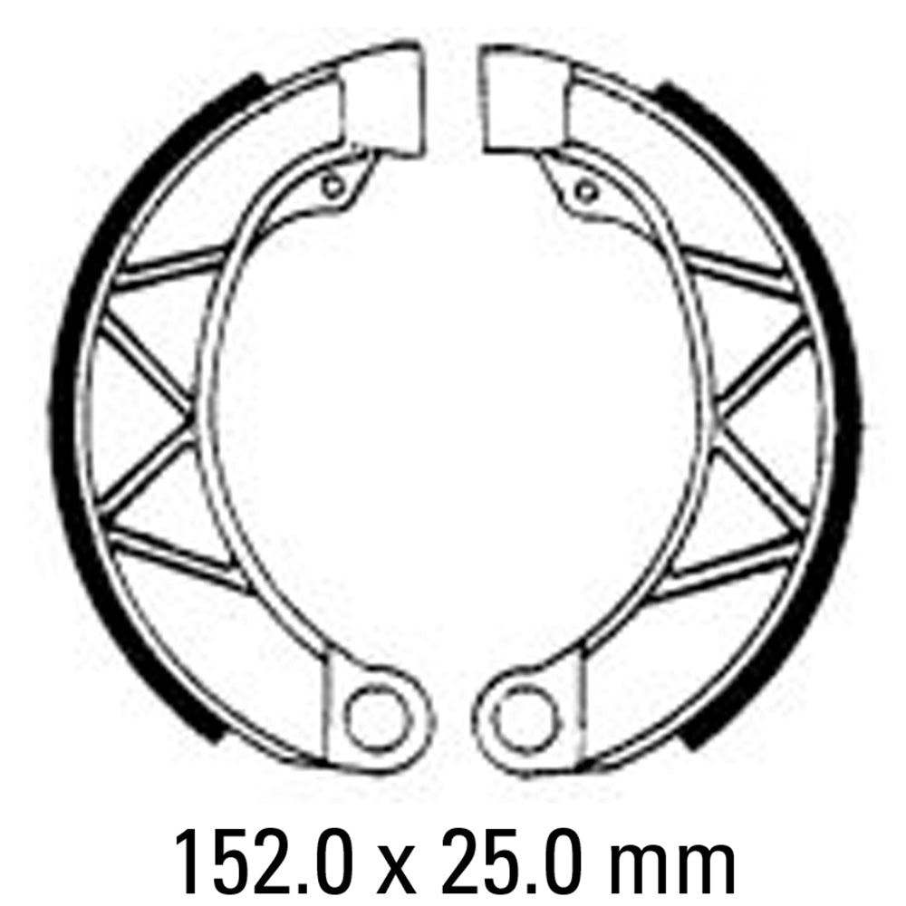 FERODO Brake Shoe Set FSB843