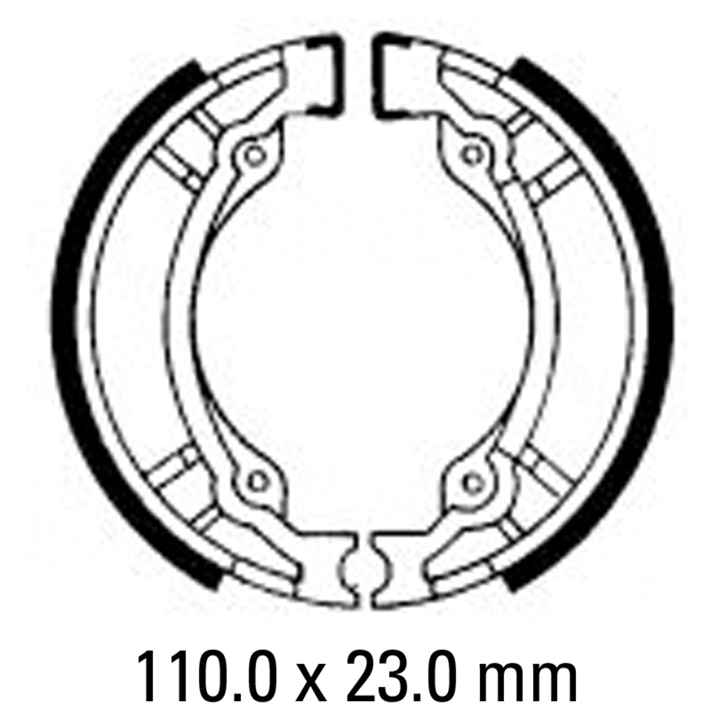 FERODO Brake Shoe Set FSB883