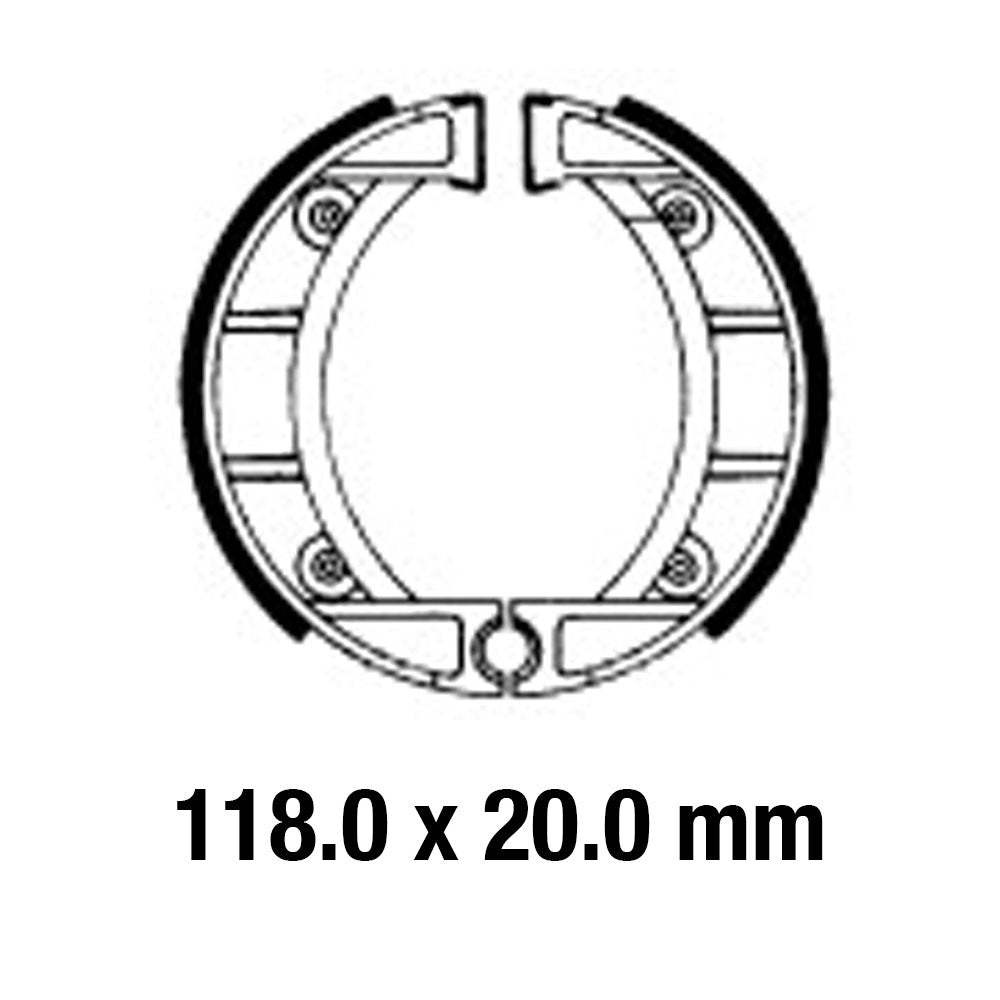 FERODO Brake Shoe Set FSB907