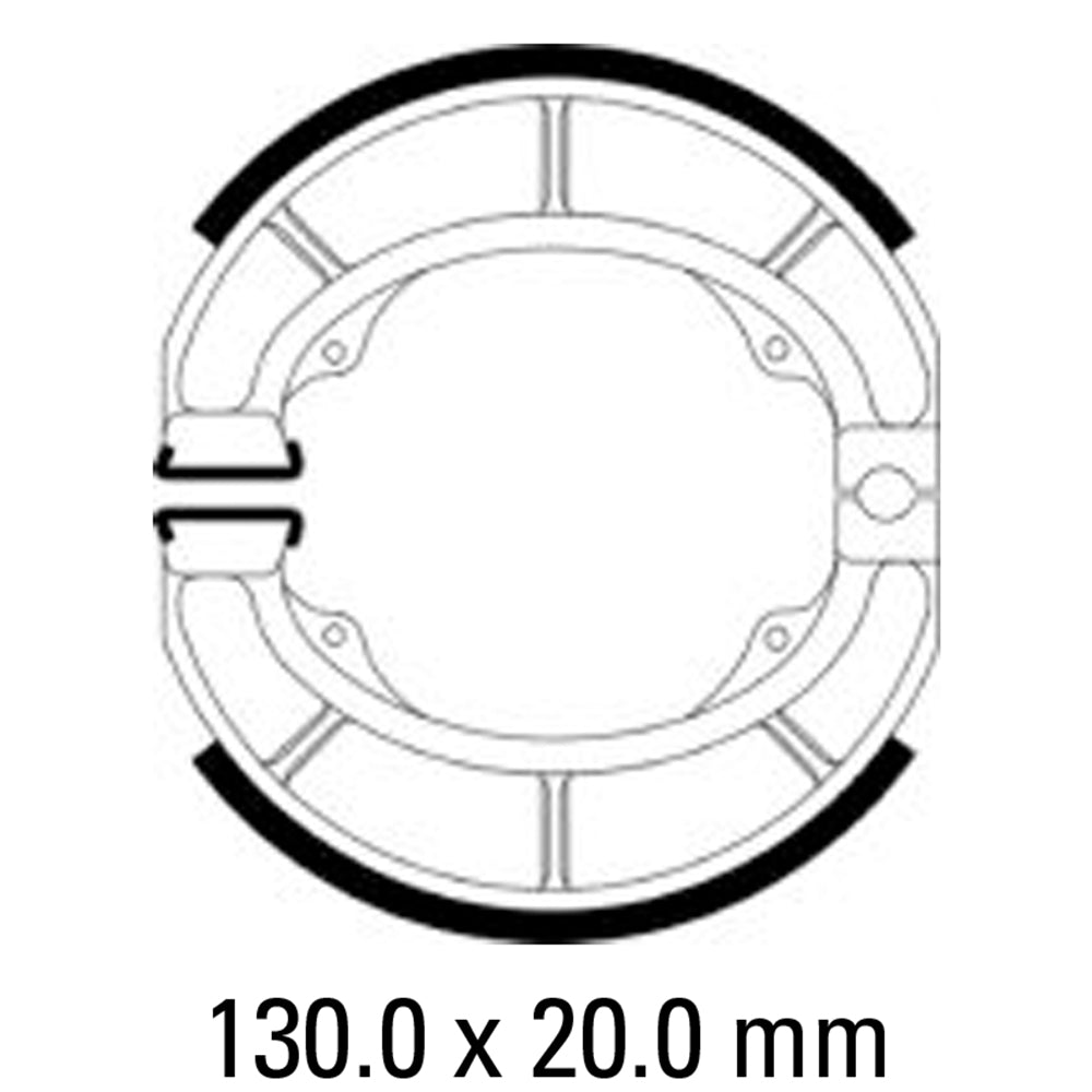 FERODO Brake Shoe Set FSB956