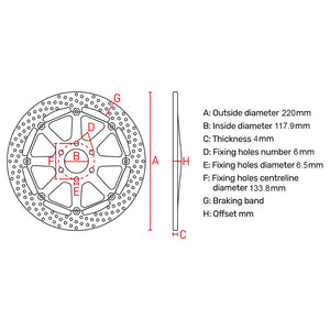 FERODO Brake Disc FMD0186MXR