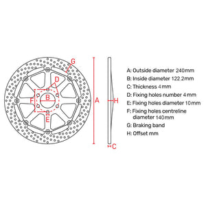 FERODO Brake Disc FMD0366MXR