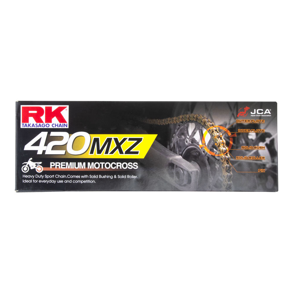 RK 420MXZ x 136L MX Race Chain - Clip Link