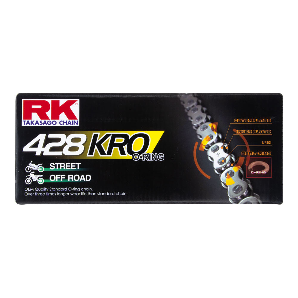 RK 428KRO x 136L O Ring Chain - Clip Link