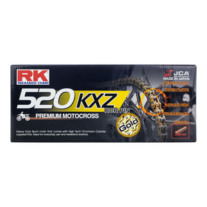 RK 520KXZ x120L MX Chain Gold - Clip Link