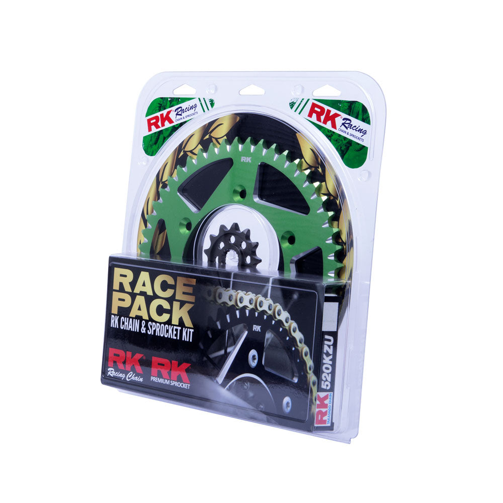 RK Racing Chain & Sprocket Kit Gold/Green 13/51