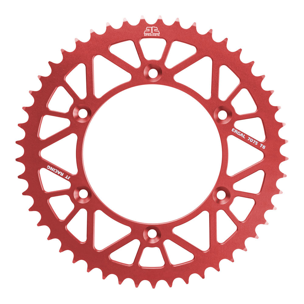 JT Alloy Racelite Sprocket 51T 520 Red