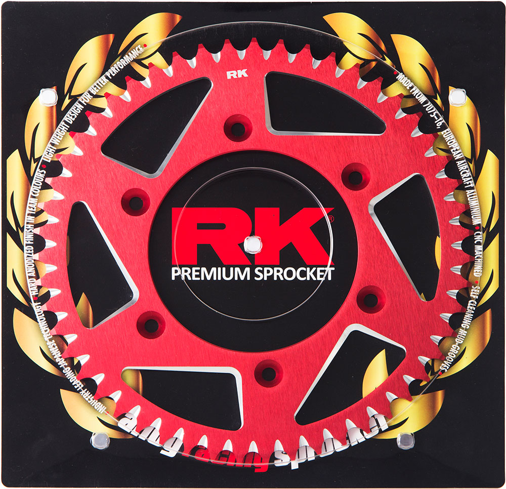 JT Alloy Racelite Sprocket 51T 520 Red
