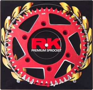 JT Alloy Racelite Sprocket 51T 520 Red