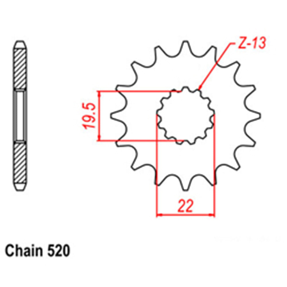 Front Sprocket SUZUKI 520