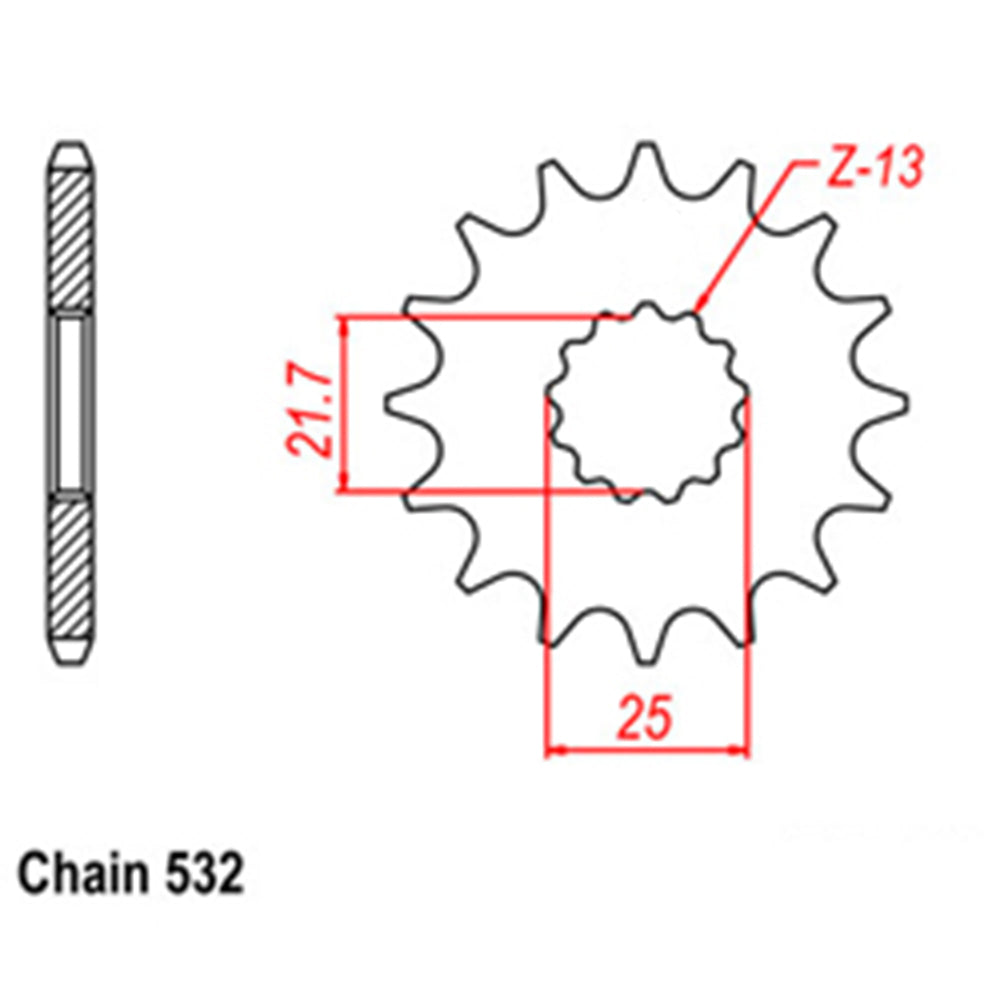 Front Sprocket SUZUKI 532*