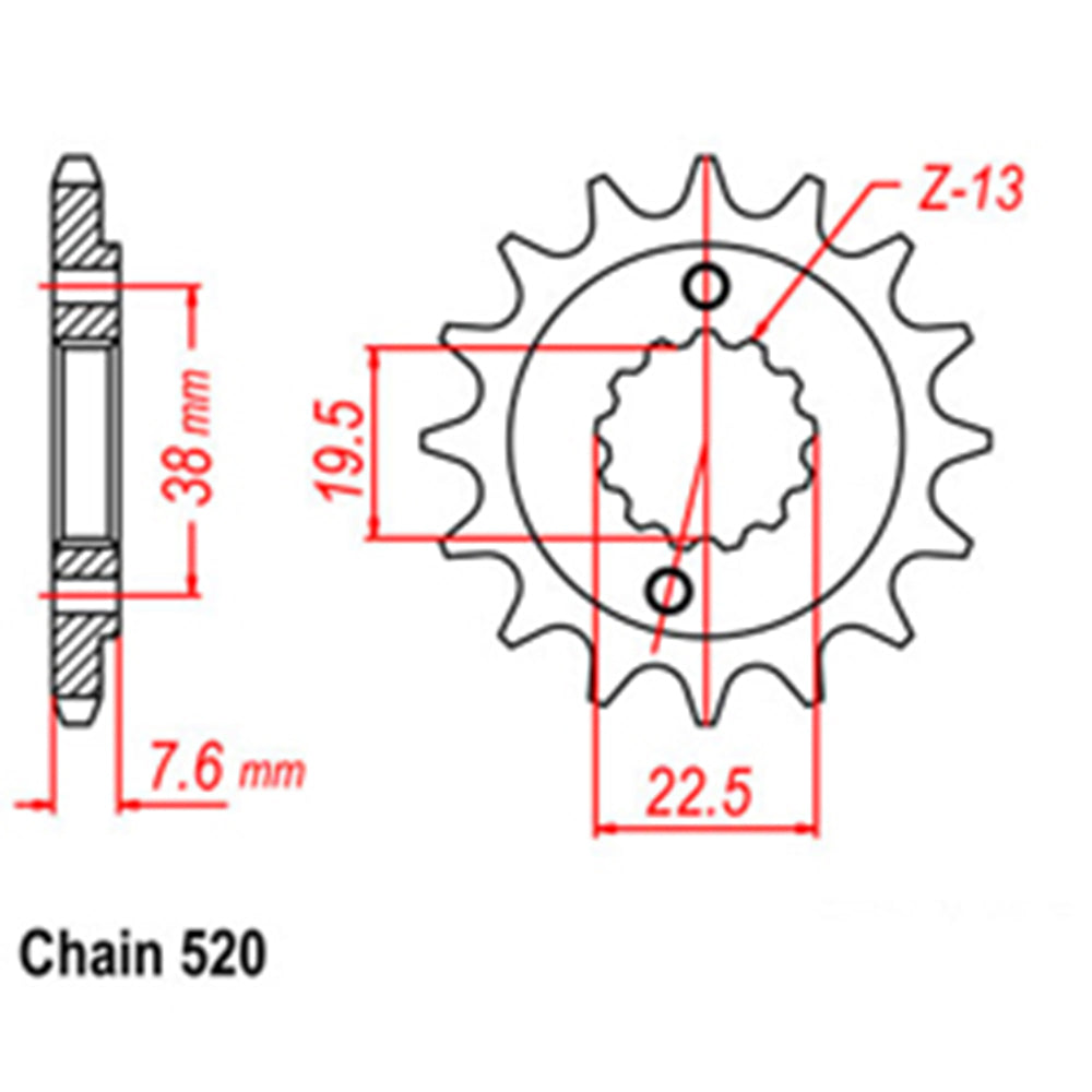 Front Sprocket SUZUKI 520