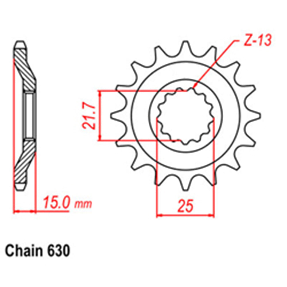 Front Sprocket KAWASAKI 630*