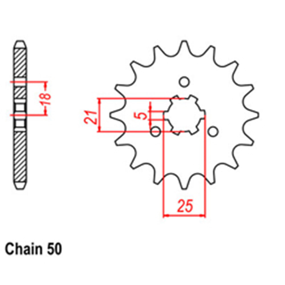 Front Sprocket YAMAHA KAWASAKI 530
