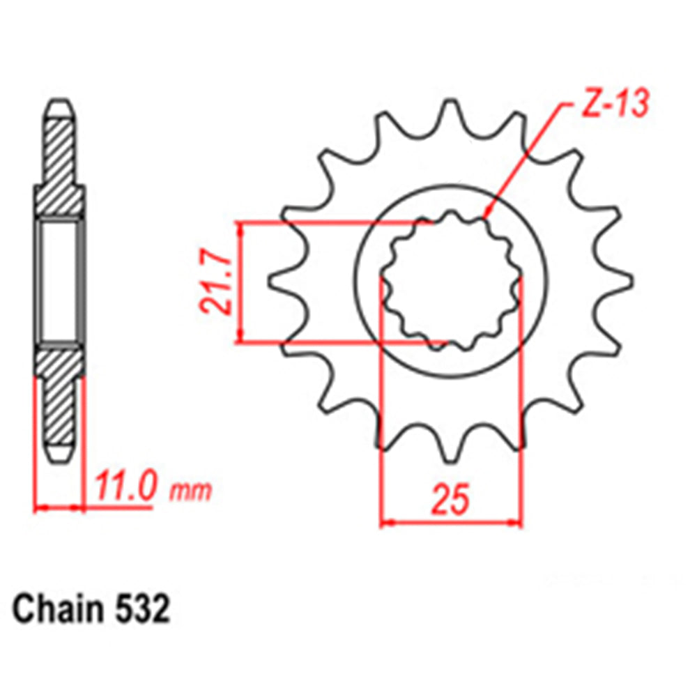 Front Sprocket YAMAHA 532*