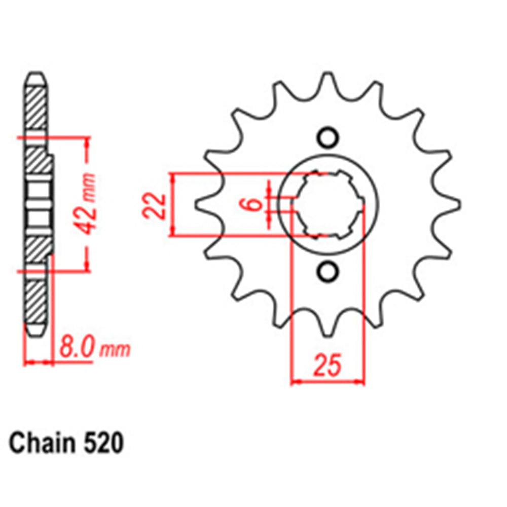 Front Sprocket HONDA 520