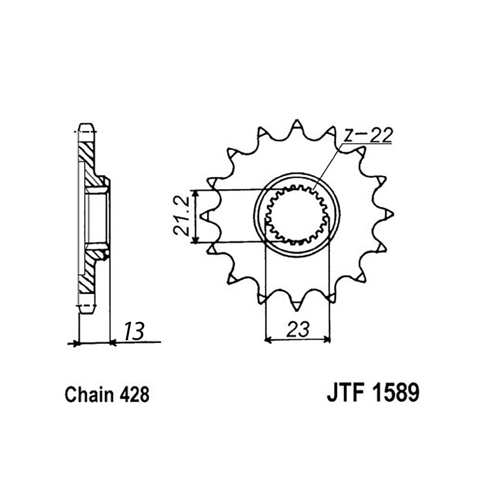 Front Sprocket YAMAHA 428*