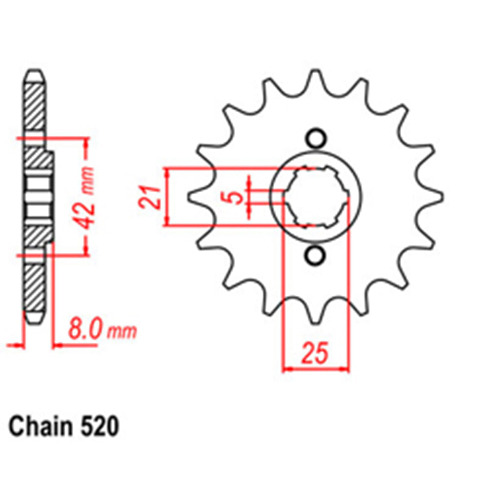 Front Sprocket YAMAHA 520