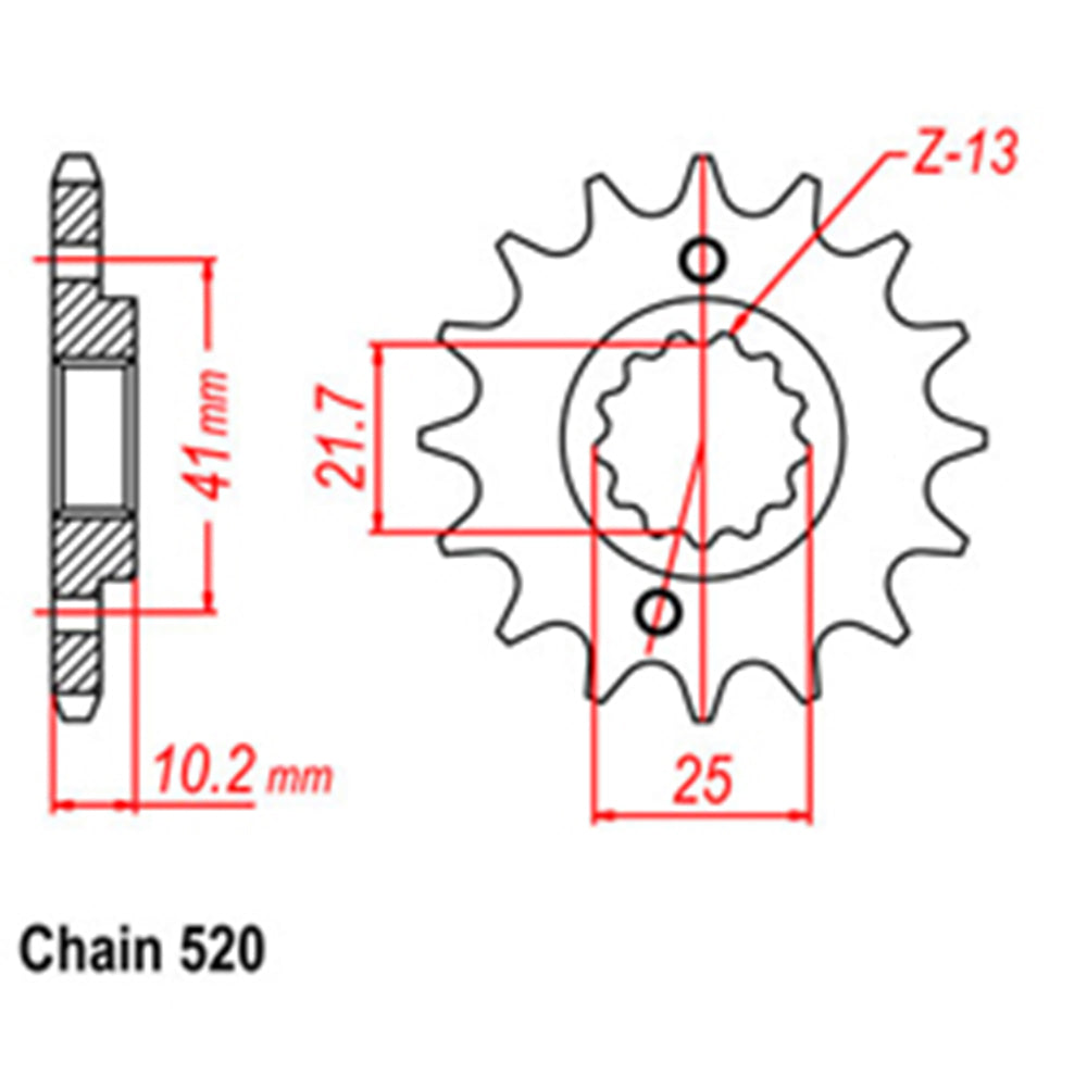 Front Sprocket HONDA 520