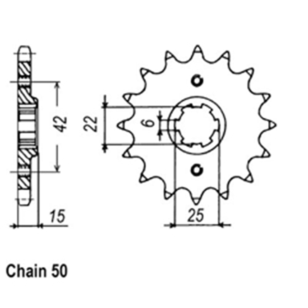 Front Sprocket HONDA 530*