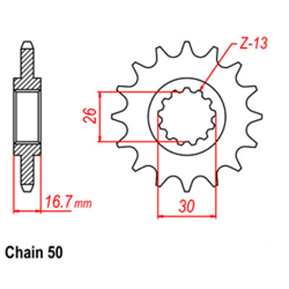Front Sprocket HONDA 530