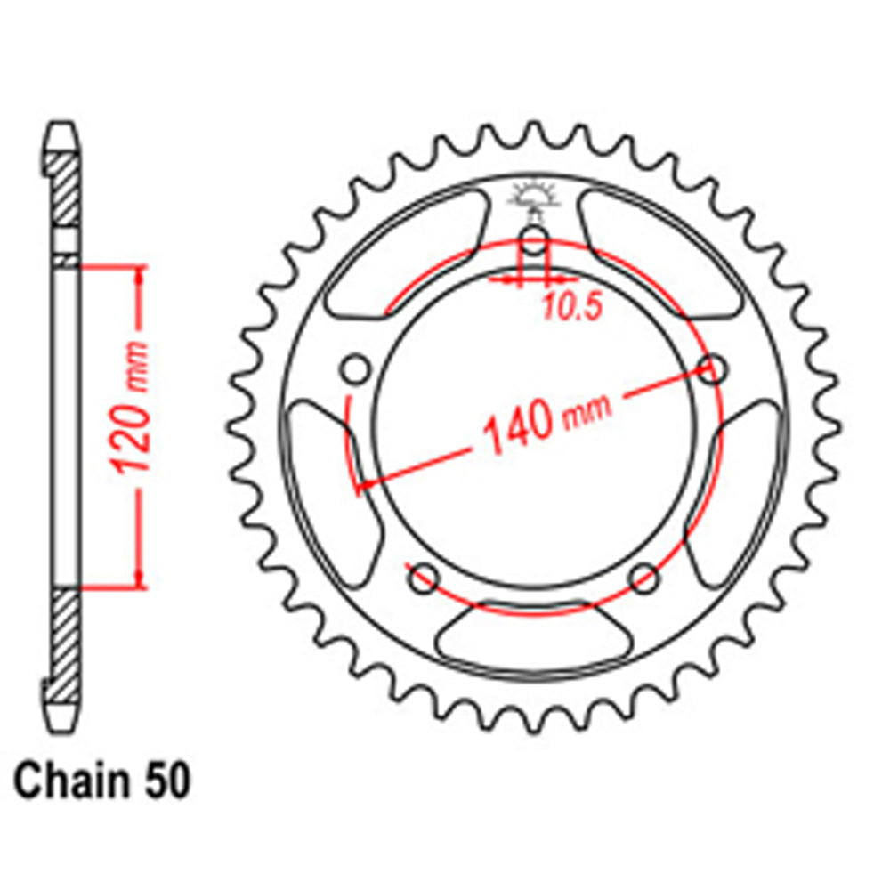 Rear Sprocket SUZUKI 530