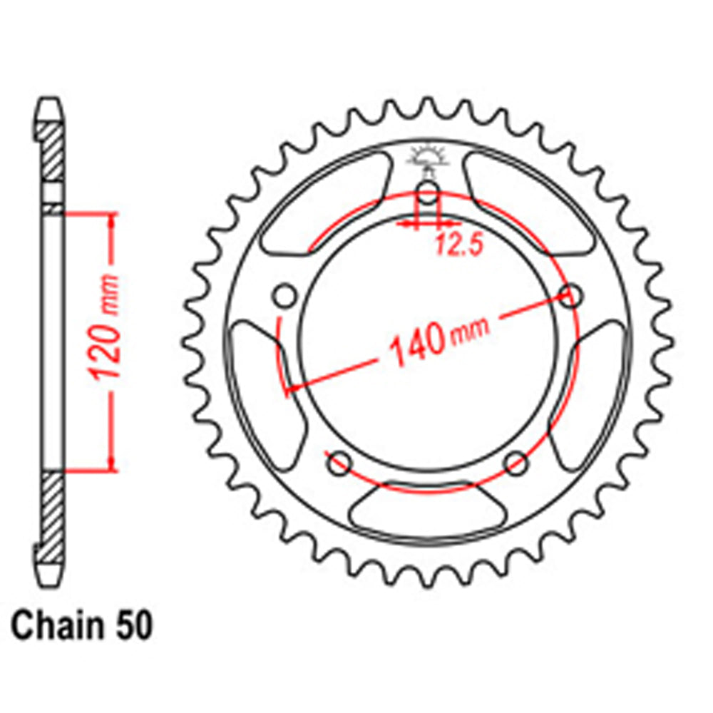 Rear Sprocket SUZUKI 530