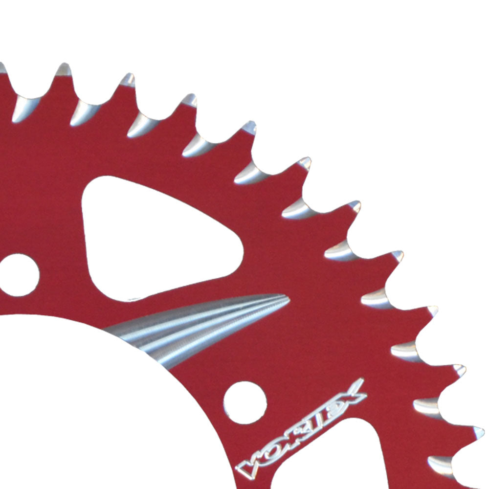 VORTEX Alloy Rear Sprocket 520 52T Red*