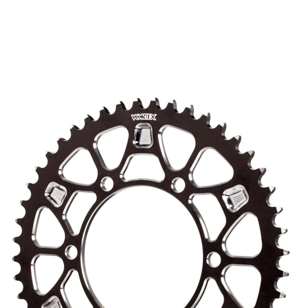 VORTEX Alloy Rear Sprocket V4 520-49T Ducati Black