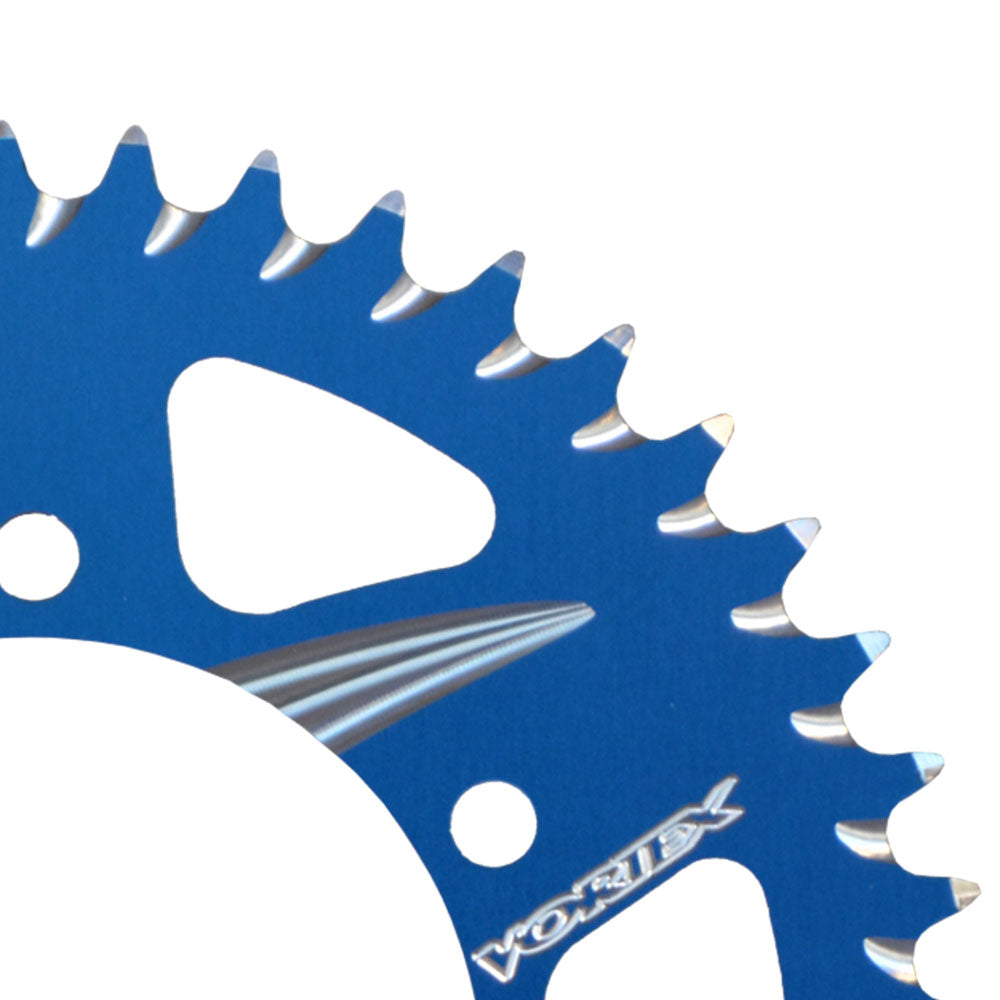 VORTEX Alloy Rear Sprocket 530-43T Blue*