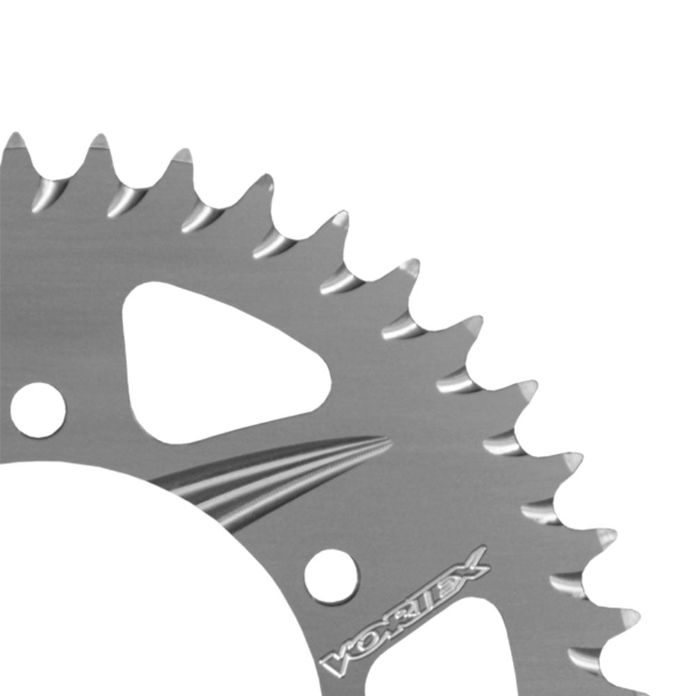 VORTEX Alloy Rear Sprocket 520-48T Silver^