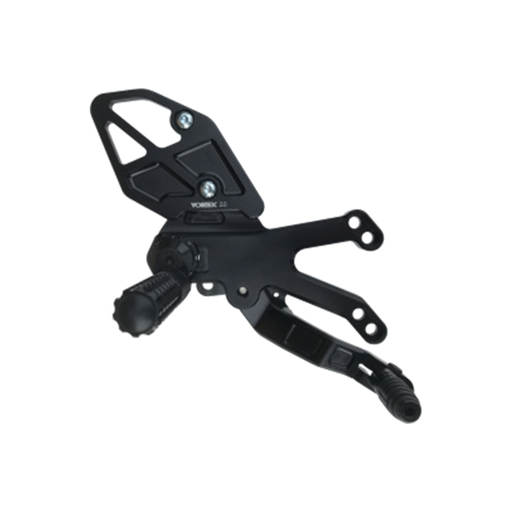 VORTEX Rear Set YAM YZFR3 15-24 Black