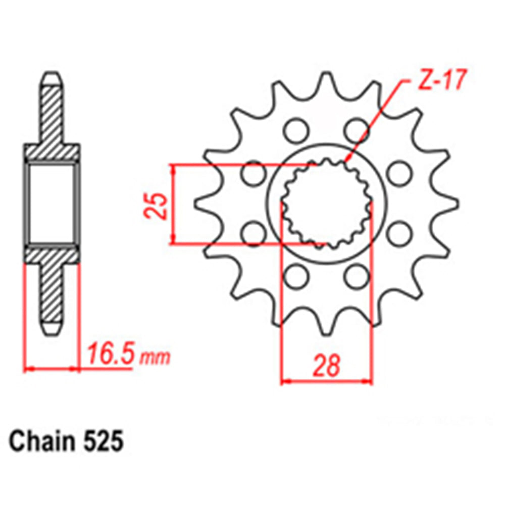 Front Sprocket KTM 525