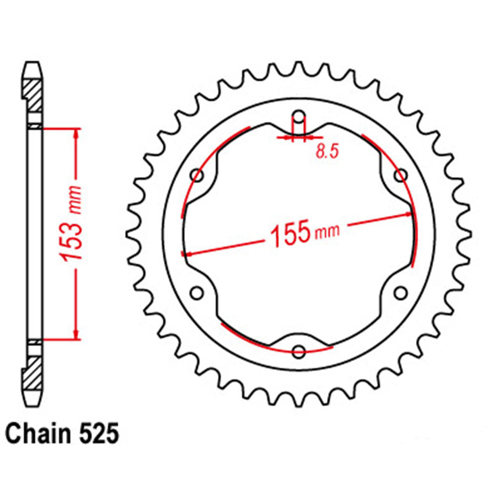 Rear Sprocket KTM 525