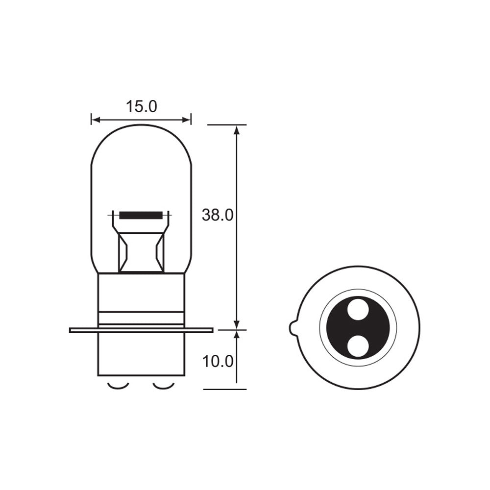 Bulb 12V 35/35 1 Pin Halogen (1)