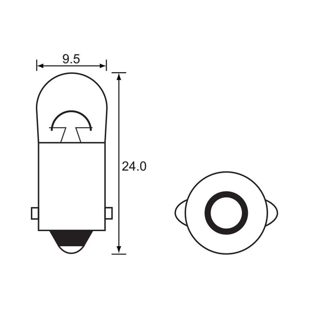 Bulb 12V 4W Instrument Bayonet (10)