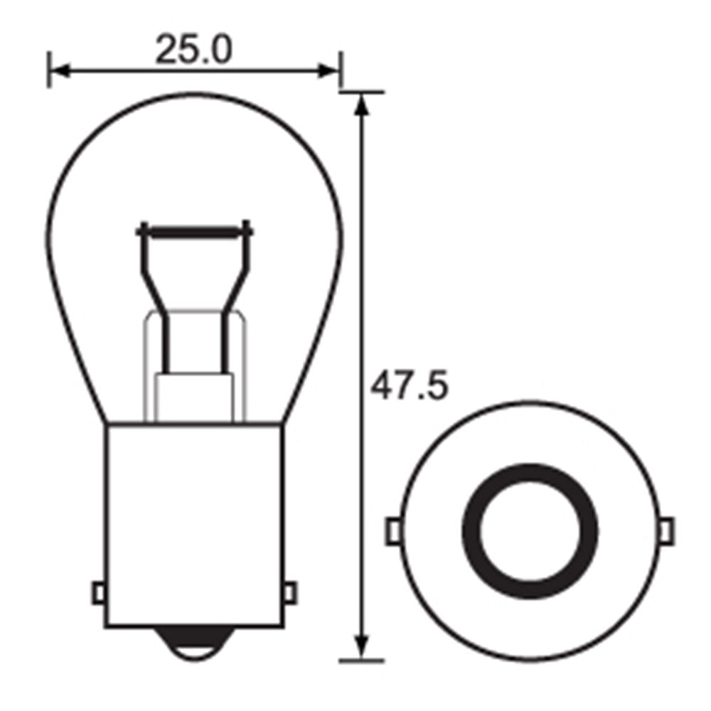 Bulb 12V 32CP Indicator 47156 (10)*