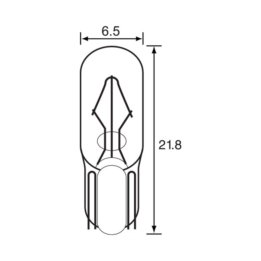 Bulb 12V 3W Wedge (10)