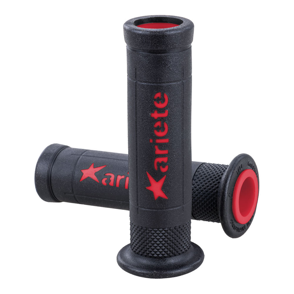 ARIETE Road Grips Ariram Super Soft 120mm O/End Black/Red