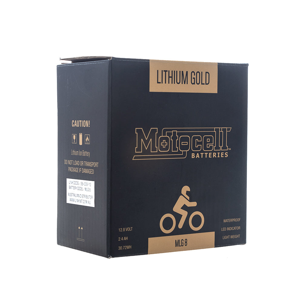 MOTOCELL Lithium Gold MLG8 30.72WH