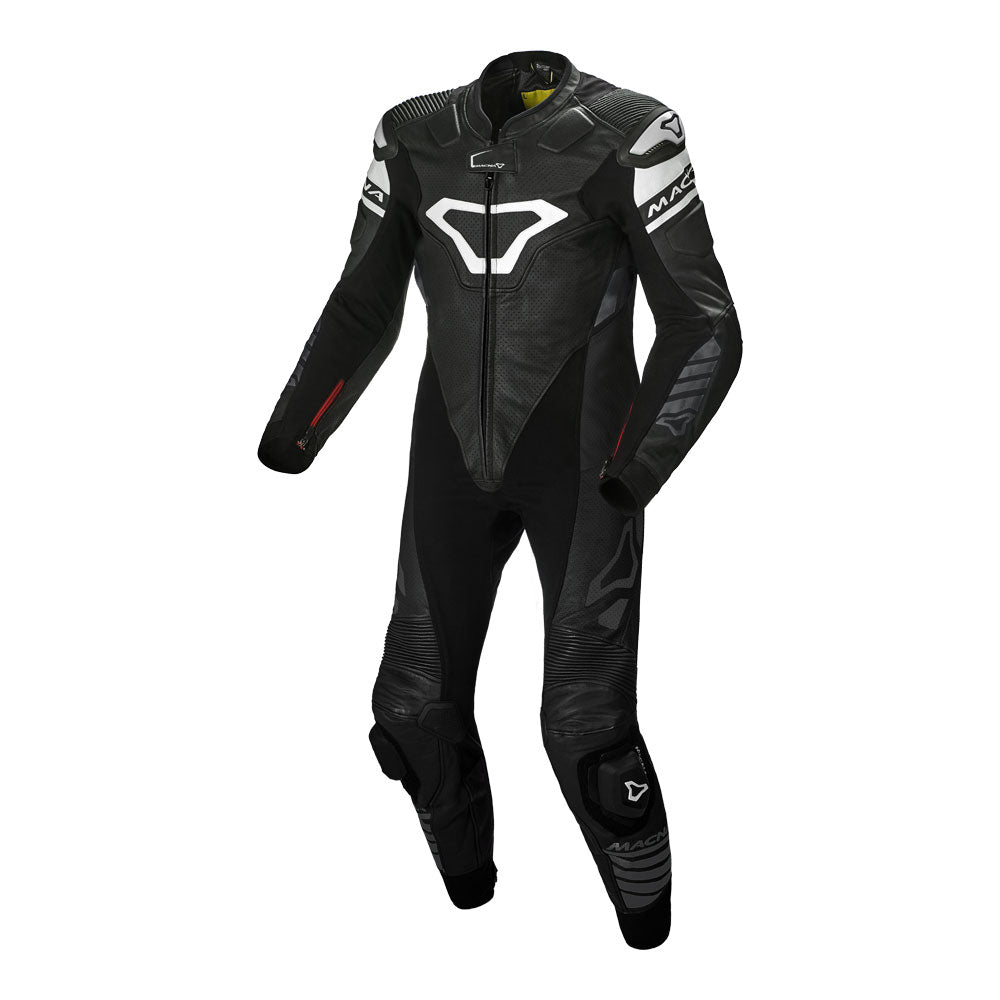 MACNA Suit Tracktix 1pc Black/White 58 3XL*
