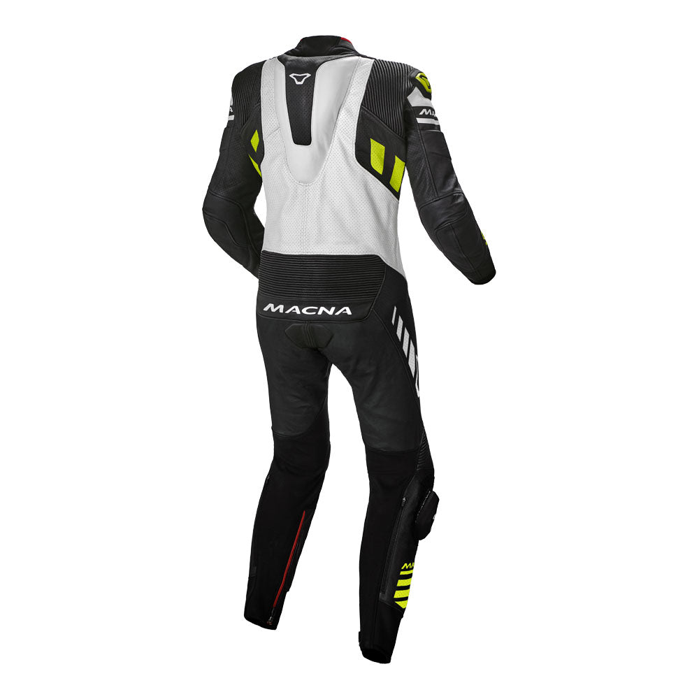 MACNA Suit Tracktix 1pc Black/White/Yellow 48 S*