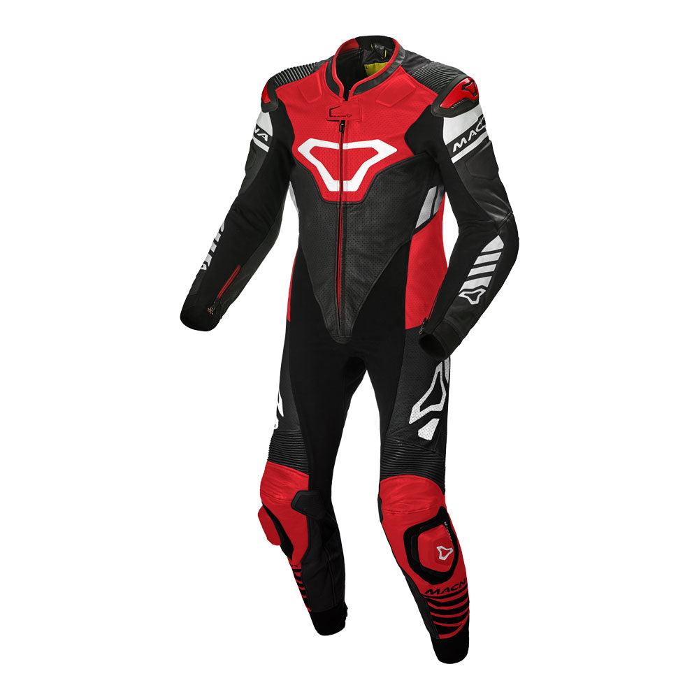 MACNA Suit Tracktix 1pc Black/Red/White 48 S*