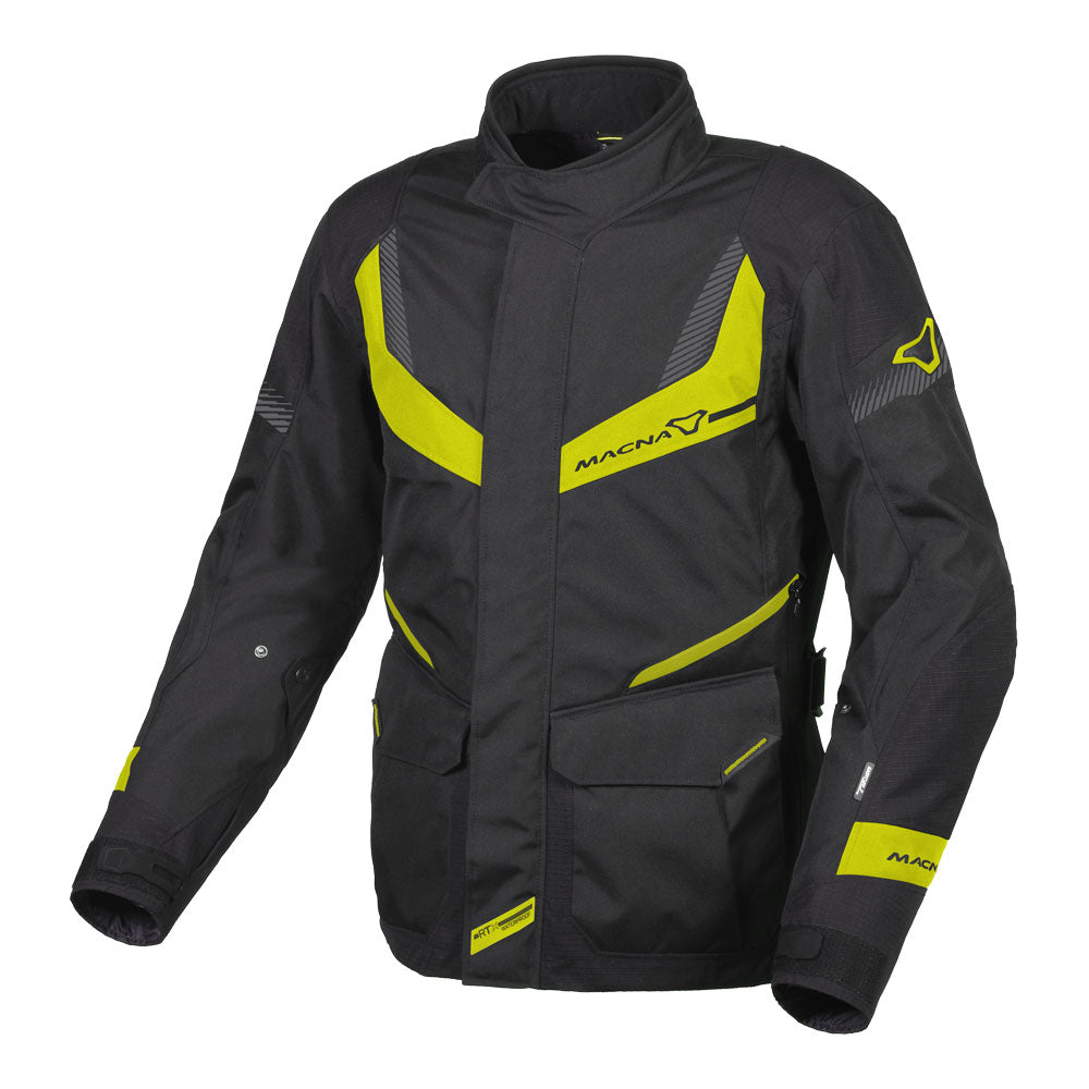 MACNA Jacket Rancher Black/Fluro Yellow 2XL