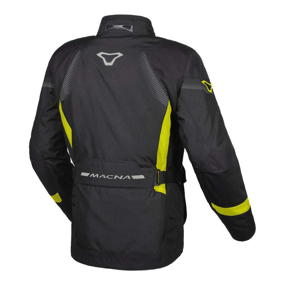 MACNA Jacket Rancher Black/Fluro Yellow 2XL