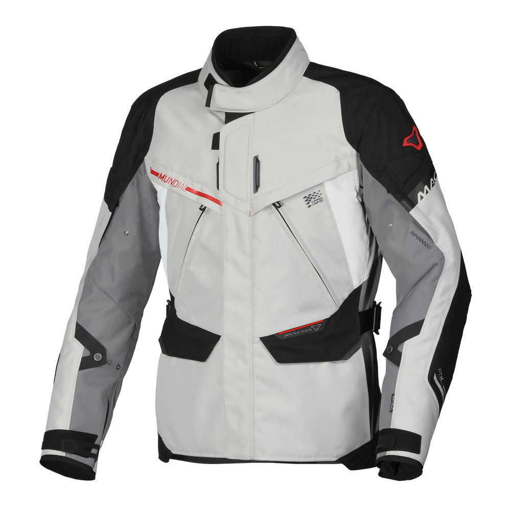 MACNA Jacket Mundial Black/Grey/Red 3XL